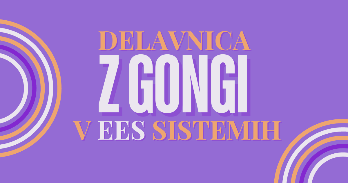 Delavnica z gongi v EES sistemih